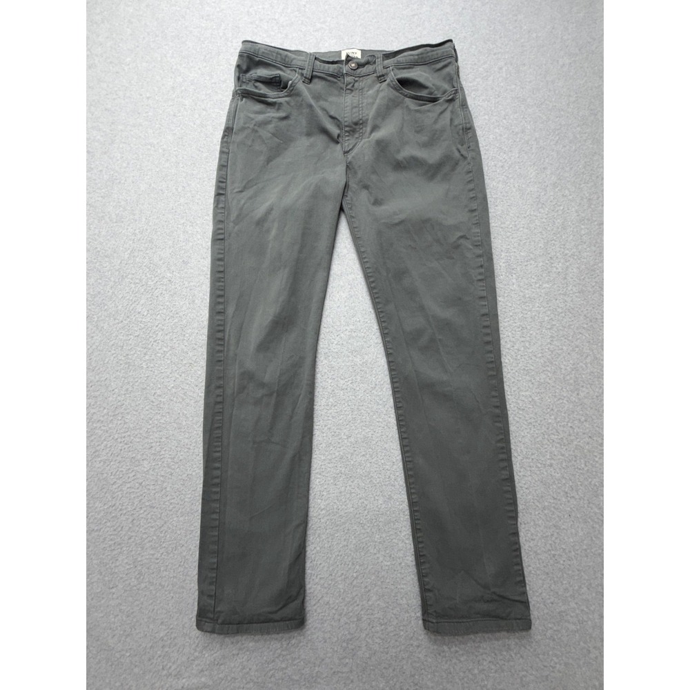 Flint And Tinder‎ Pants Mens 30x30 Gray Slim Chino Straight Leg Stretch Casual